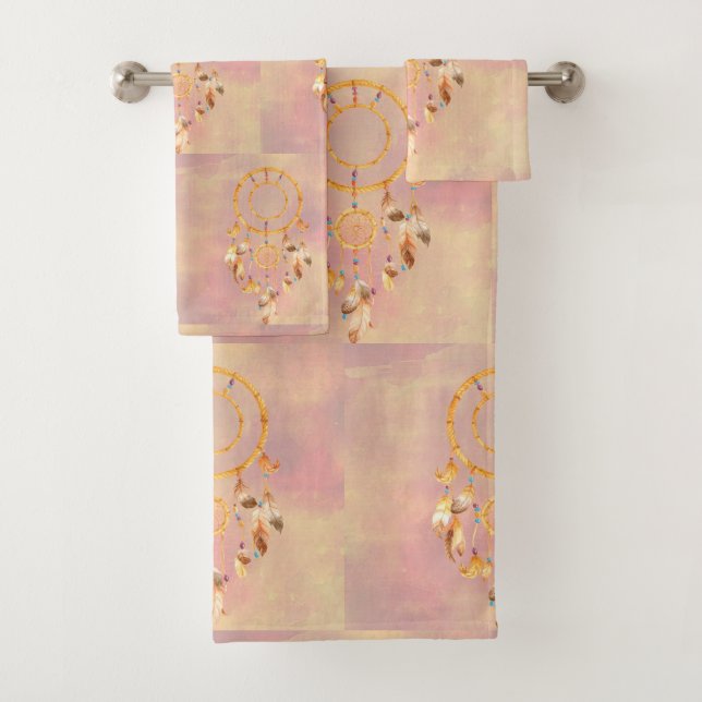 Conjunto De Toalhas Dreamcatcher Indiano (Insitu)