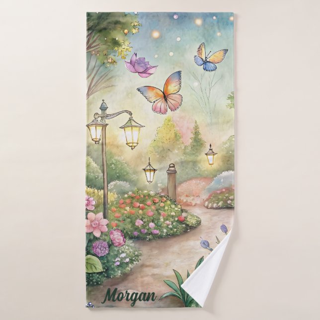 Conjunto De Toalhas Dreamfly Butterfly Garden Path - Jardim Encantado (Toalha de Banho)
