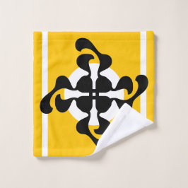 Conjunto De Toalhas Dubble dramático Q espelhado Amarelo moderno