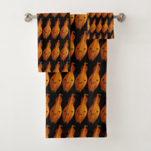 Conjunto De Toalhas Dulcimer Music Pattern Bath Towels