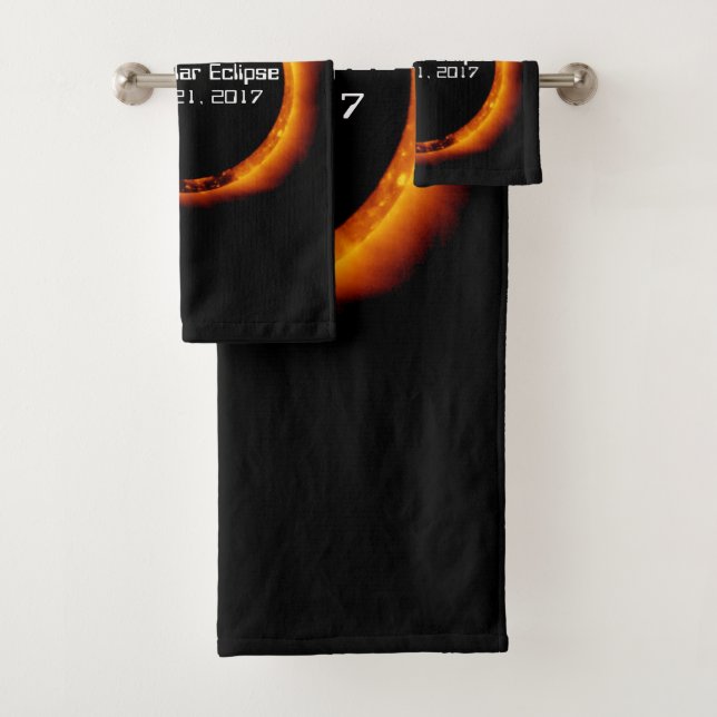 Conjunto De Toalhas Eclipse Solar Total 2017 (Insitu)