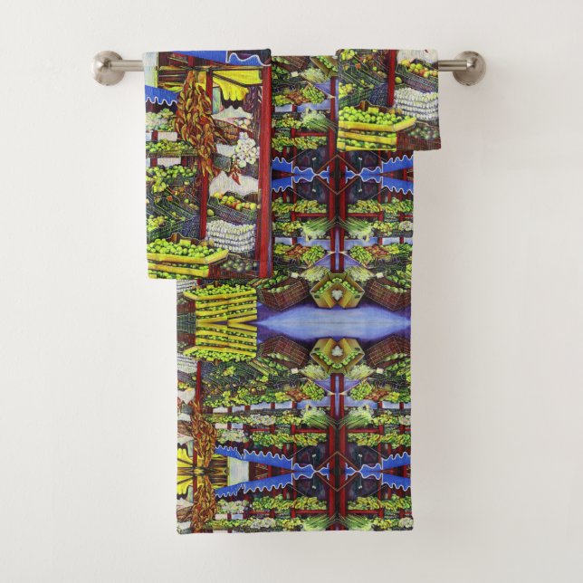 Conjunto De Toalhas Eddie's Market (Insitu)