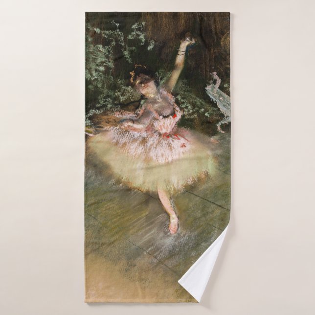 Conjunto De Toalhas Edgar Degas - A Estrela 1878 (Toalha de Banho)