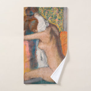 Conjunto De Toalhas Edgar Degas - Depois do Banho, Mulher Esfregando P