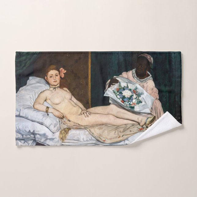 Conjunto De Toalhas Edouard Manet - Olympia (Toalha de mão)