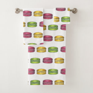 Conjunto De Toalhas Edulcorantes verdes, cor-de-rosa, amarelo-francês,