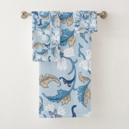 Conjunto De Toalhas Elegância Botânica Vintage