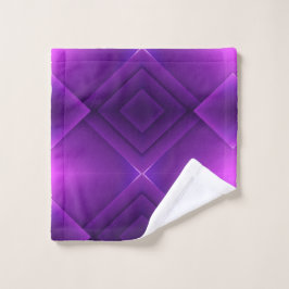 Conjunto De Toalhas Elegant towel and washcloth set with a vibrant 