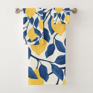 Conjunto De Toalhas Elegante aquosa cor floral decorativa ocular