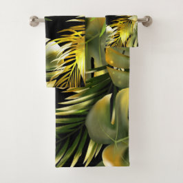 Conjunto De Toalhas Elegante floral decorativo em aquarela chamativo 