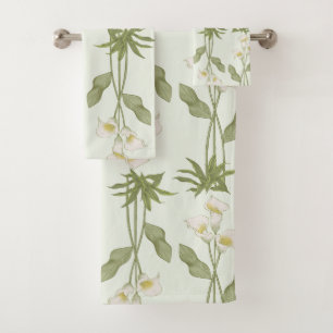 Conjunto De Toalhas Elegante floral decorativo em aquarela chamativo