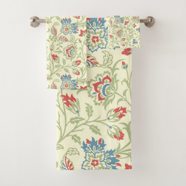 Conjunto De Toalhas Elegante William Morris Renaissance Floral (Insitu)