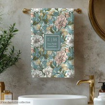 Elegante William Morris Style Soft Pastel Floral