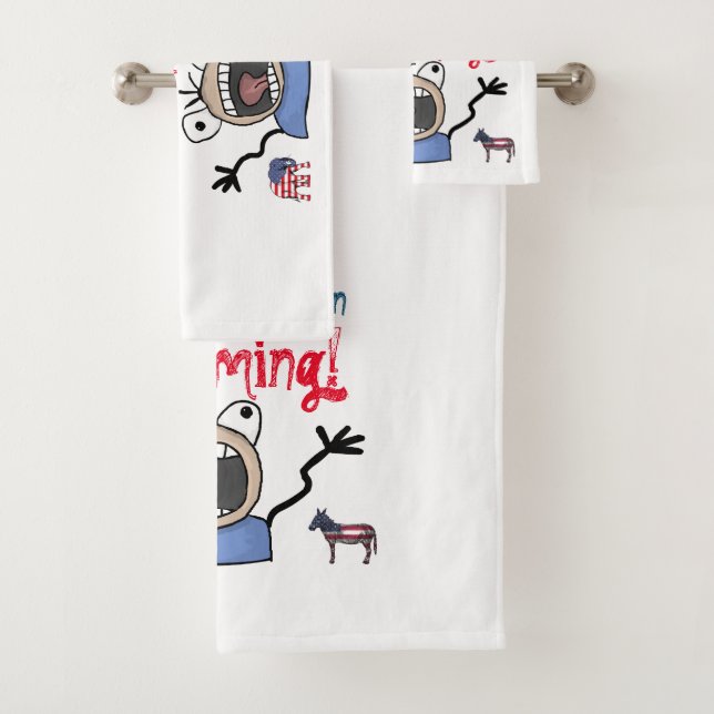 Conjunto De Toalhas Eleição Presidencial 2024, Está Chegando! (Insitu)