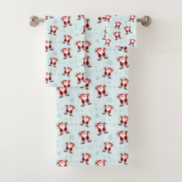 Conjunto De Toalhas Elementos de Natal Papai Noel