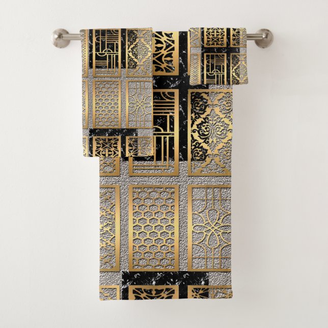 Conjunto De Toalhas "Elevem a decoração do seu banheiro": (Insitu)