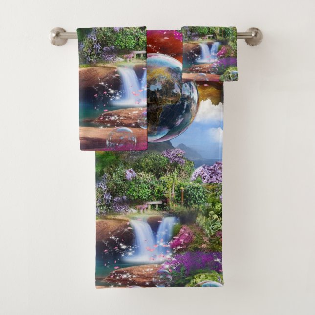 Conjunto De Toalhas Em que mundo maravilhoso eu vivo (Insitu)