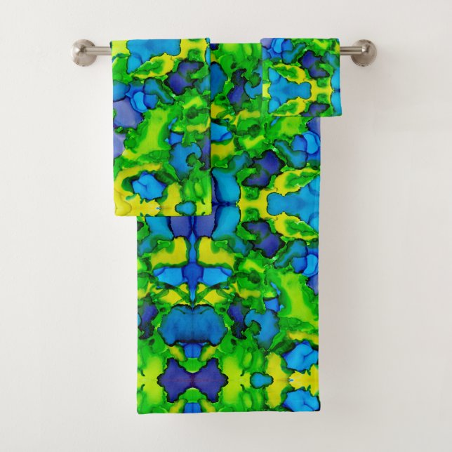 Conjunto De Toalhas Emerald Bliss (Insitu)