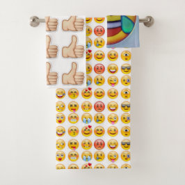 Conjunto De Toalhas emoji