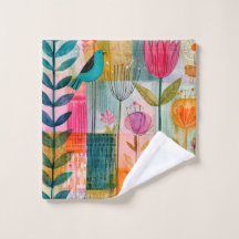 Encantador Prado da Azulzinha em Patchwork