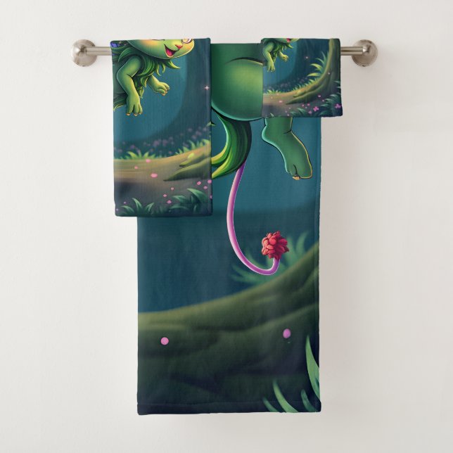 Conjunto De Toalhas Enchanted Fairy Critter – Magical Forest Sprite  (Insitu)