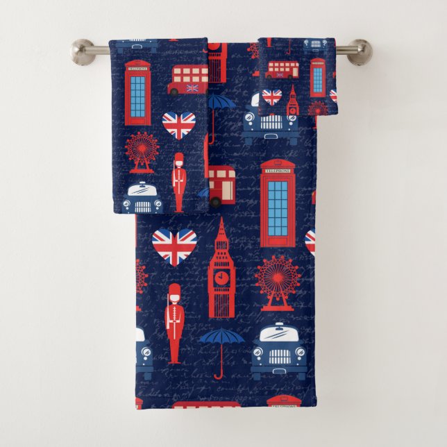 Conjunto De Toalhas Encontre-me em Londres Towel (Insitu)