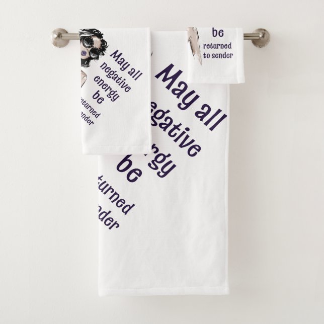 Conjunto De Toalhas Energia negativa deve ser devolvida ao remetente (Insitu)