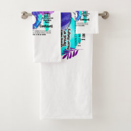 Conjunto De Toalhas Enneagram Tipo 8 - Sou O Desafiador