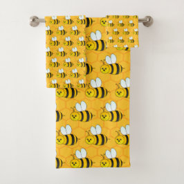Conjunto De Toalhas Enxame De Abelhas