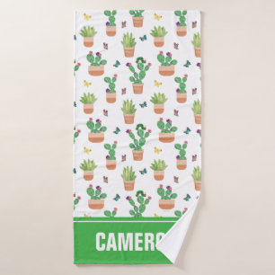 Conjunto De Toalhas Eric Carle Lagarta, Cactus e Borboleta Pa