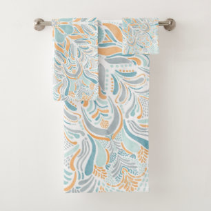 Conjunto De Toalhas Escape Watercolor Mandala