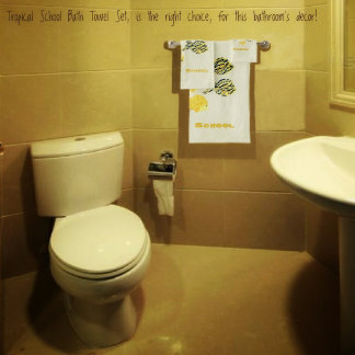 Conjunto De Toalhas Escola Tropical