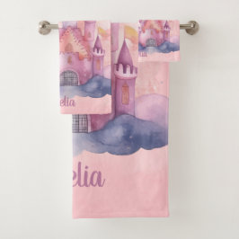 Conjunto De Toalhas Escolher Feliz Personalizável