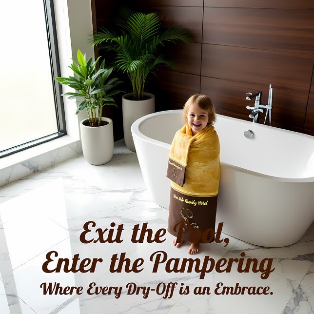 Conjunto De Toalhas Escorpião venenoso Dourado romântico com castanho (Criador carregado)