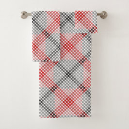 Conjunto De Toalhas Esferas ou buracos negros a vermelhos, formando qu