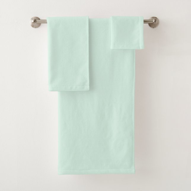 Conjunto De Toalhas Espadilha verde-sereno mole (Insitu)