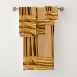 Conjunto De Toalhas Espantosa Impressão da Namorada Africana de Luxo