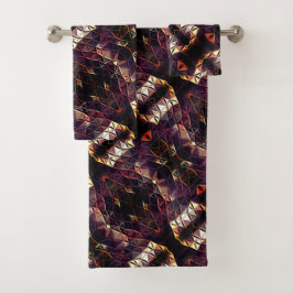 Conjunto De Toalhas Espelhamento de triângulos que geram formas estran