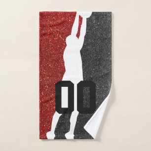 Conjunto De Toalhas Esportes de Basquete Modernos da Escola Elegante d