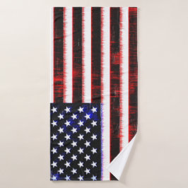 Conjunto De Toalhas Estados Unidos Americanos - bandeira dos EUA, garo