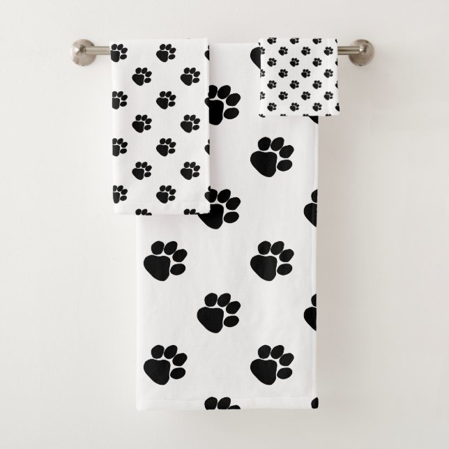 Conjunto De Toalhas Estilo Dalmático Pinças De Cão Divertidas Presente (Insitu)