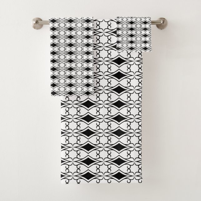 Conjunto De Toalhas Estilo de arte autêntica Deco 1920 (Insitu)