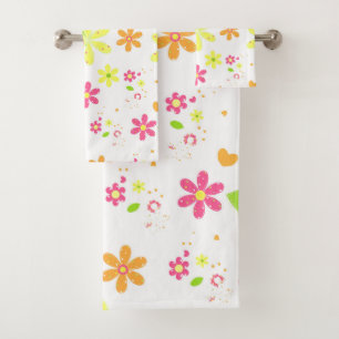 Conjunto De Toalhas Estilo de Hippy Floral