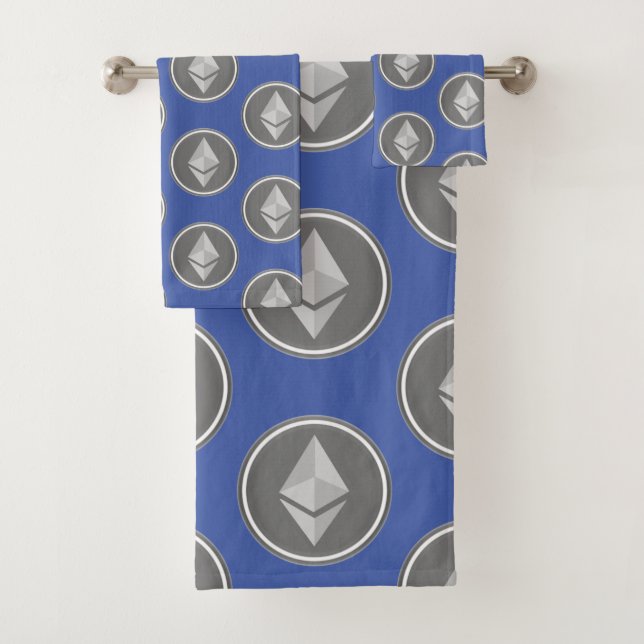 Conjunto De Toalhas estilo ethereum  (Insitu)