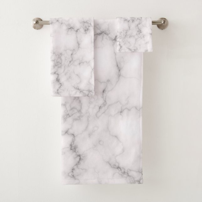 Conjunto De Toalhas Estilo Marble Elegante (Insitu)