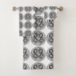 Conjunto De Toalhas Estilos Clássicos Trabalhos de Rolo