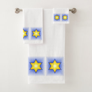 Conjunto De Toalhas Estrela de David