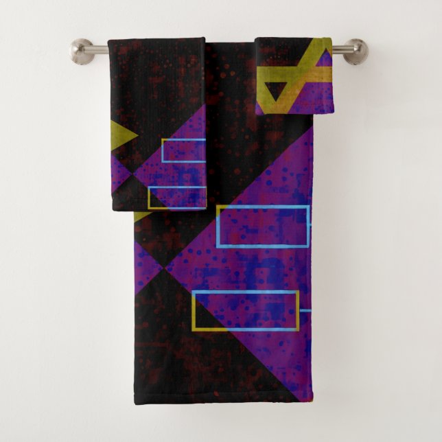 Conjunto De Toalhas Estrela Feliz de Chanucá de SlipperyJoe de David m (Insitu)