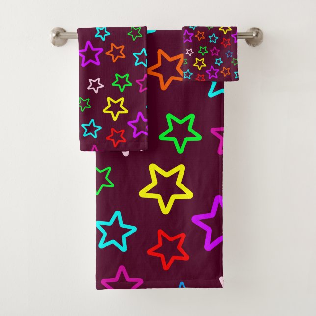 CONJUNTO DE TOALHAS ESTRELAS (Insitu)