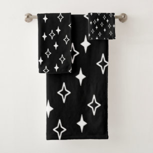 Conjunto De Toalhas Estrelas Modernas do Século médio